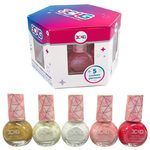 3C4G 5 Pack Nail Polish Hexagon Set