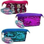Shimmer Flip Sequin Cosmetics Bag in Assorted Colors