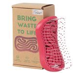 Tangols Double Curved Detangler Tangle Teezer Hair Brush in Red