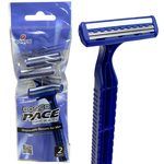 Dorco Pace Mens 2 Pack Twin Blade Disposable Razor