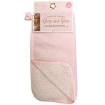 Jessica Simpson Set of 3 Dual Sided Washcloths in Pink