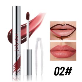 Tear And Pull Lipliner Peel Off Lip Liner Matte, Not Easy To Smudge, Line Hook Lip Marker Makeup Pen (Option: 02)