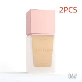 MATTE SUNSCREEN LIQUID FOUNDATION SPF 30 (Option: 06color 2PCS)