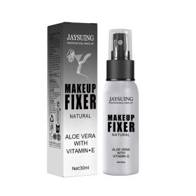 Makeup Fixer Setting Spray, Aloe Vera & Vitamin E, Waterproof Long Lasting Matte Finish 30ml (Option: 1box)