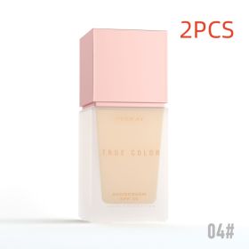 MATTE SUNSCREEN LIQUID FOUNDATION SPF 30 (Option: 04color 2PCS)