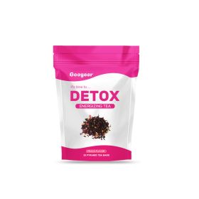 Energizing Tea, Peach Flavor, 28 Pyramid Tea Bags, Support Metabolism & Body Cleansing (Option: 1bag)