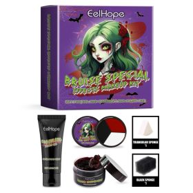 Halloween Bruise Special Effects Makeup Kit, Vampire Zombie SFX Face Body Paint Set For Cosplay Party (Option: 1box)